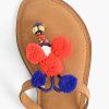 Fiesta Pompom & Mirror Sliders | Boho Sliders - Image 4